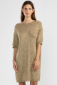 LARA KNIT DRESS Dorado