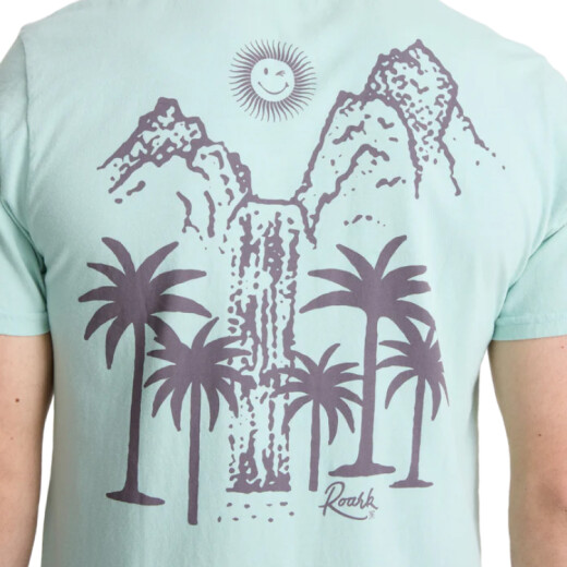 Remera Roark Palm Gorge - Celeste Remera Roark Palm Gorge - Celeste