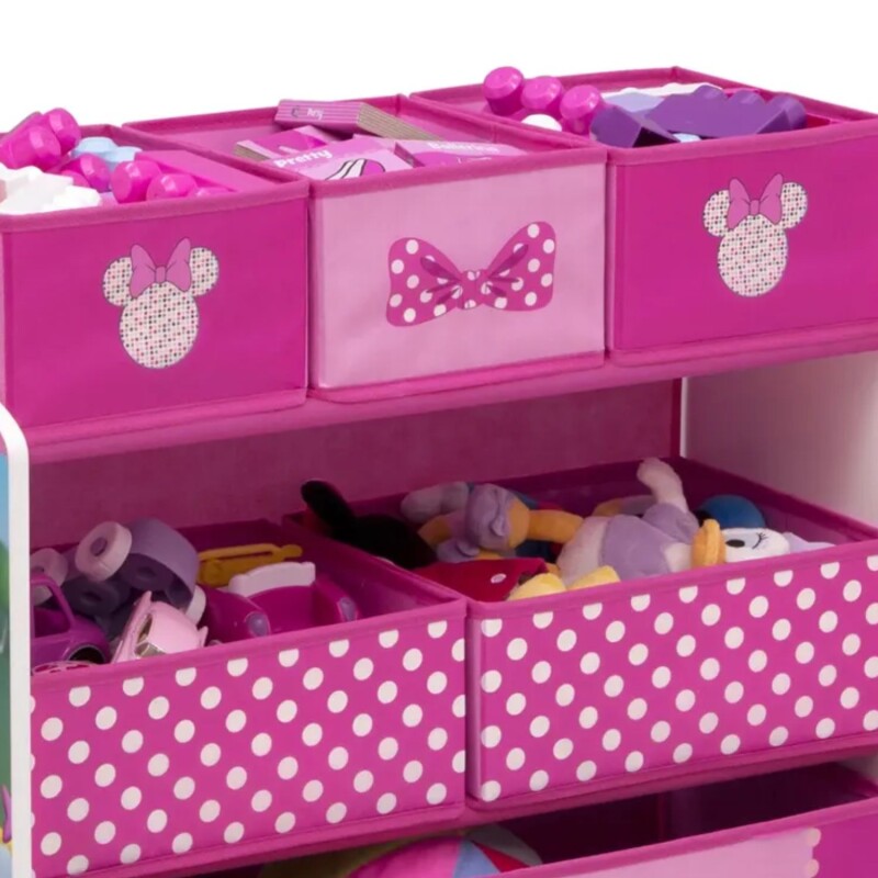 Organizador Infantil Disney C/6 compartimentos Minnie Mouse