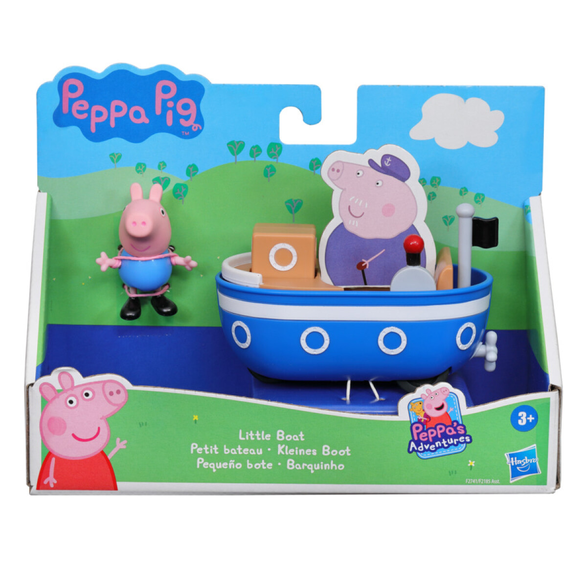 Figura George Peppa Pig y Pequeño Bote Peppa's Adventures - 001 