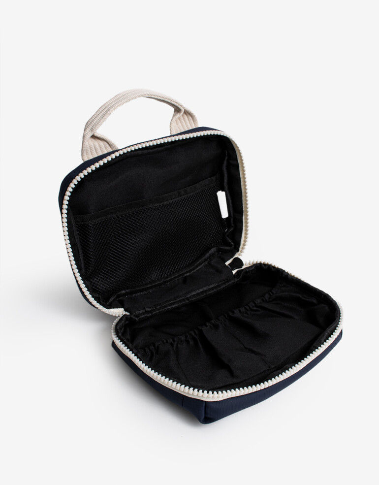 Porta Cosméticos Engomado Porta Cosméticos Rue Du Voyage - Azul Marino