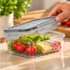 Vianda transparente 1.7 L 21.5x15.9x8 cm QLUX IDEA Vianda transparente 1.7 L 21.5x15.9x8 cm QLUX IDEA