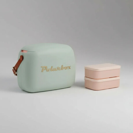 Conservadora Lunchera Térmica Pop 6L Polarbox c/2 Tuppers Matcha Gold