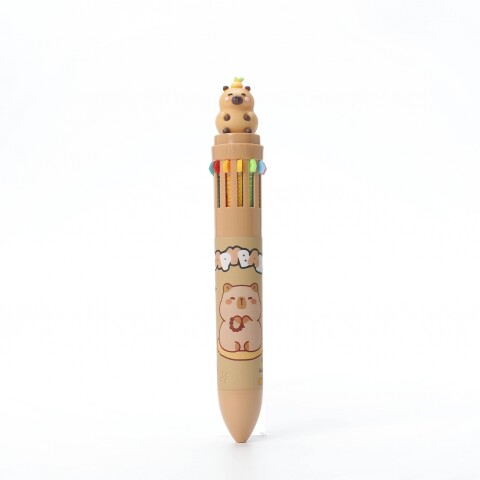 LAPICERA RETRÁCTIL 12 COLORES (CARPINCHO) LAPICERA RETRÁCTIL 12 COLORES (CARPINCHO)