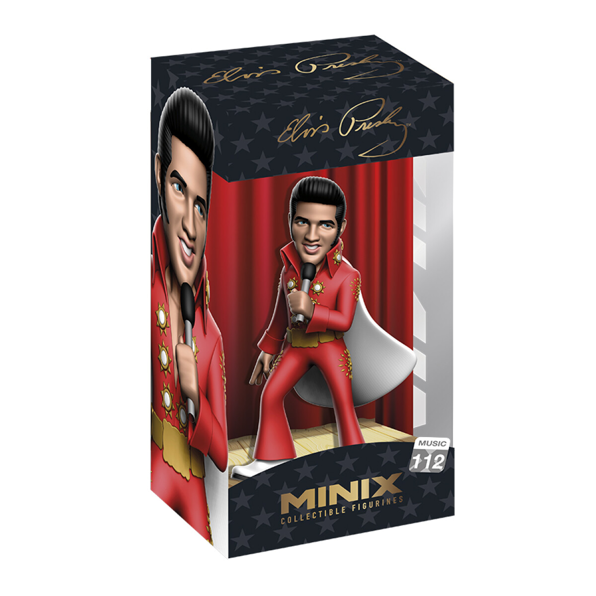 MINIX FIGURINE ELVIS WHITE - RED SUIT "ç 