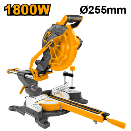 SIERRA INGLETADORA 10" 1800W DESLIZANTE INGCO BM2S180017 AMARILLO-NEGRO