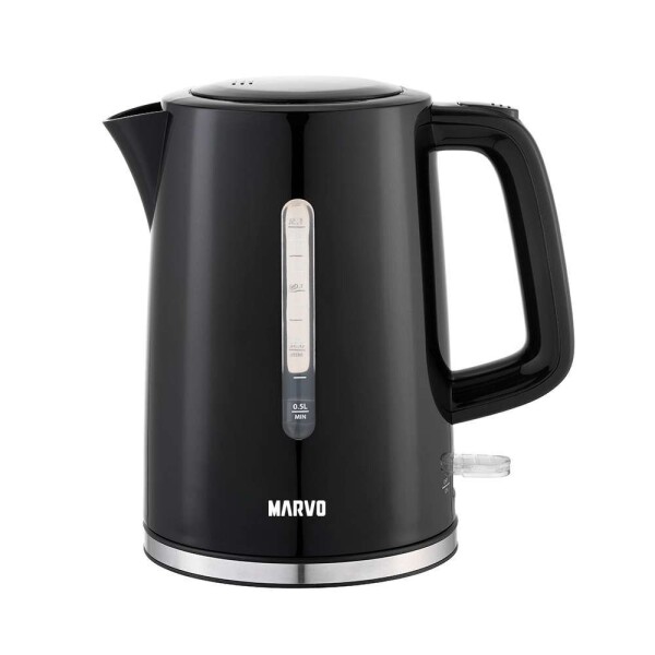 Jarra Electrica Marvo 1.7 Litros Corte Automatico Hervidor Variante Color Negro