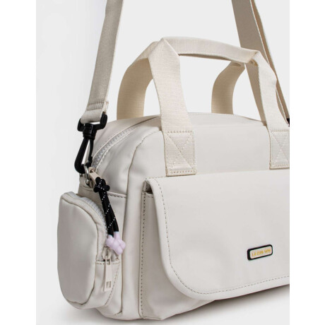 Cartera Bowling Engomada Marron Beige