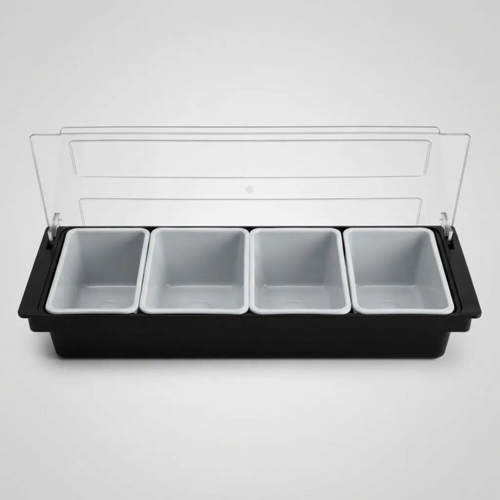 Caja plástica 4 compartimientos 59x13x18 cm Caja plástica 4 compartimientos 59x13x18 cm