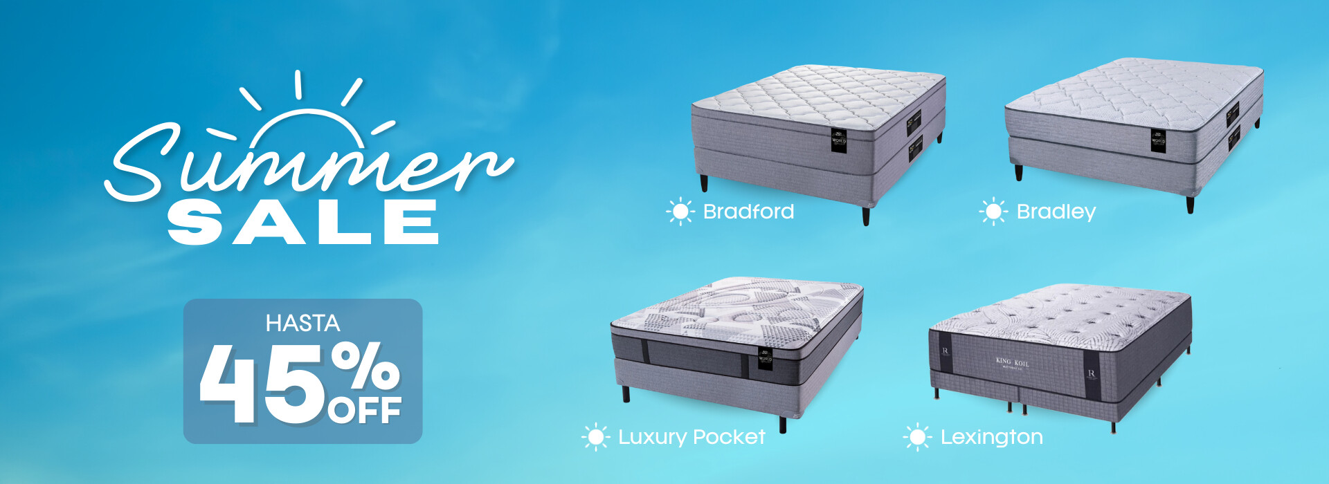 Summer Sale Hasta un 45% Off