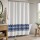 Cortina de Baño 180x180 Estampada Guarda Azul