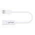Manhattan adaptador USB-A a Ethernet White Manhattan adaptador USB-A a Ethernet White