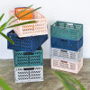 Caja de almacenamiento plegable mediano gris