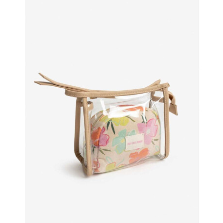 Porta Cosméticos Estampado Flores