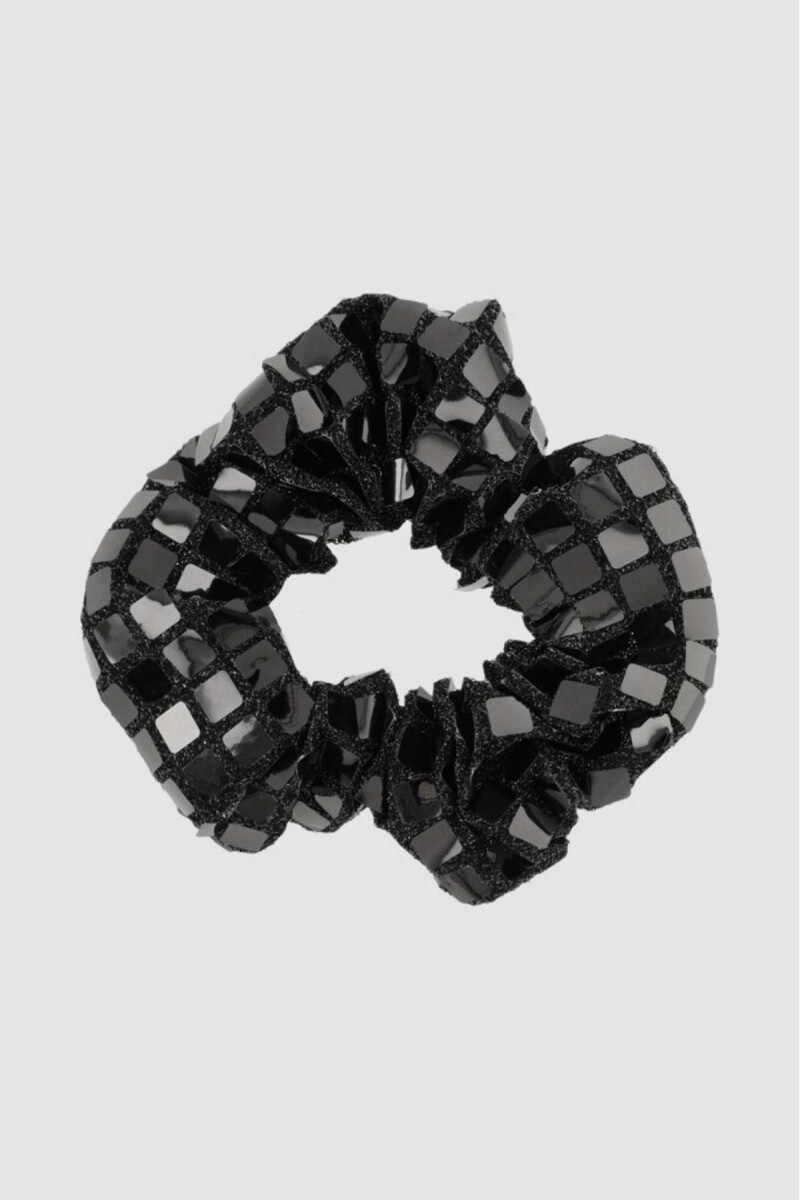 Scrunchie disco - Negro 