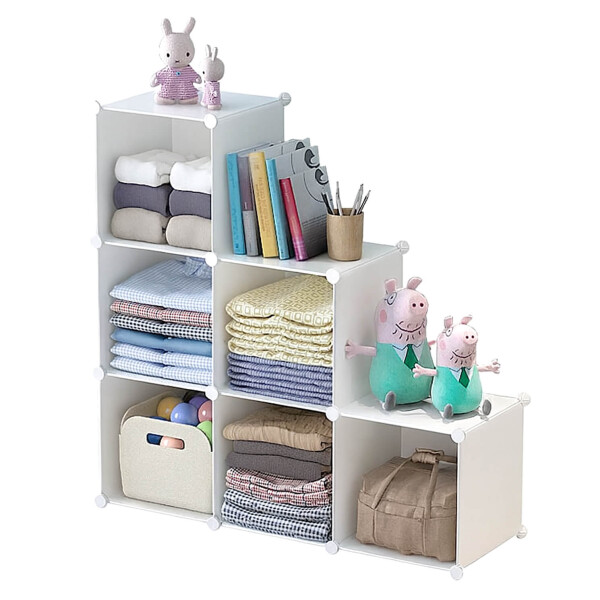 Estantería Biblioteca IMBACK IBK-PLC008 | 6 Cubos Modulares, Compacta, Resistente y Versátil Blanco Estantería Biblioteca IMBACK IBK-PLC008 | 6 Cubos Modulares, Compacta, Resistente y Versátil Blanco