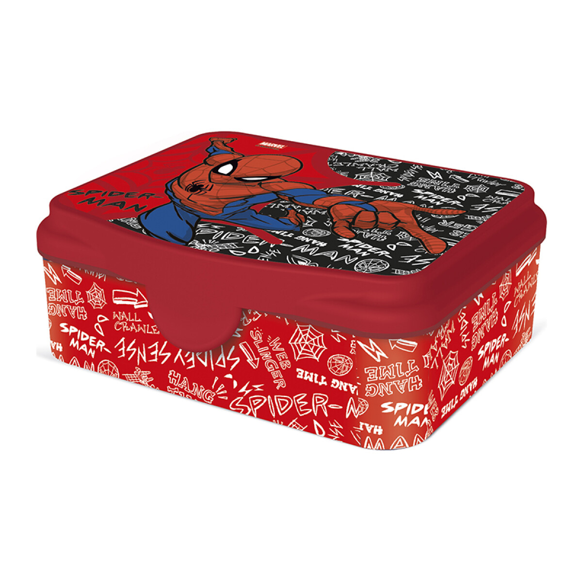 Vianda infantil con Broche 15 cm - Spiderman 