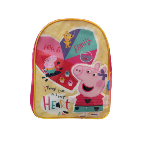 Mochila Peppa Pig Amarilla