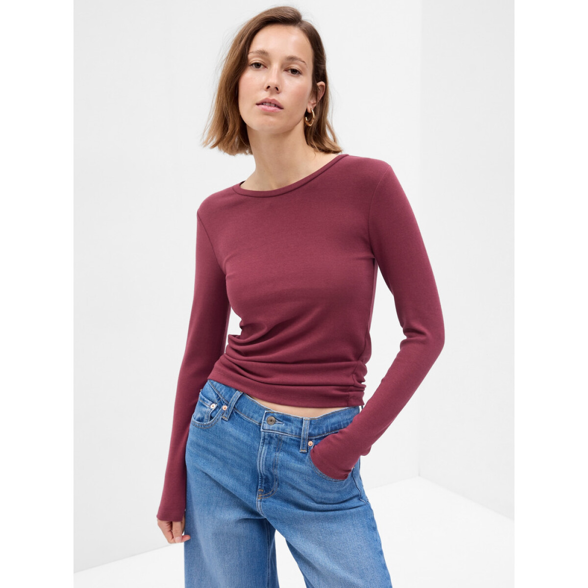 LS MOD CREW - DEEP GARNET RED 501 