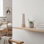 FLORERO LARGO DE RED D6x16CM CERAMICA BLANCO/NATURAL FLORERO LARGO DE RED D6x16CM CERAMICA BLANCO/NATURAL