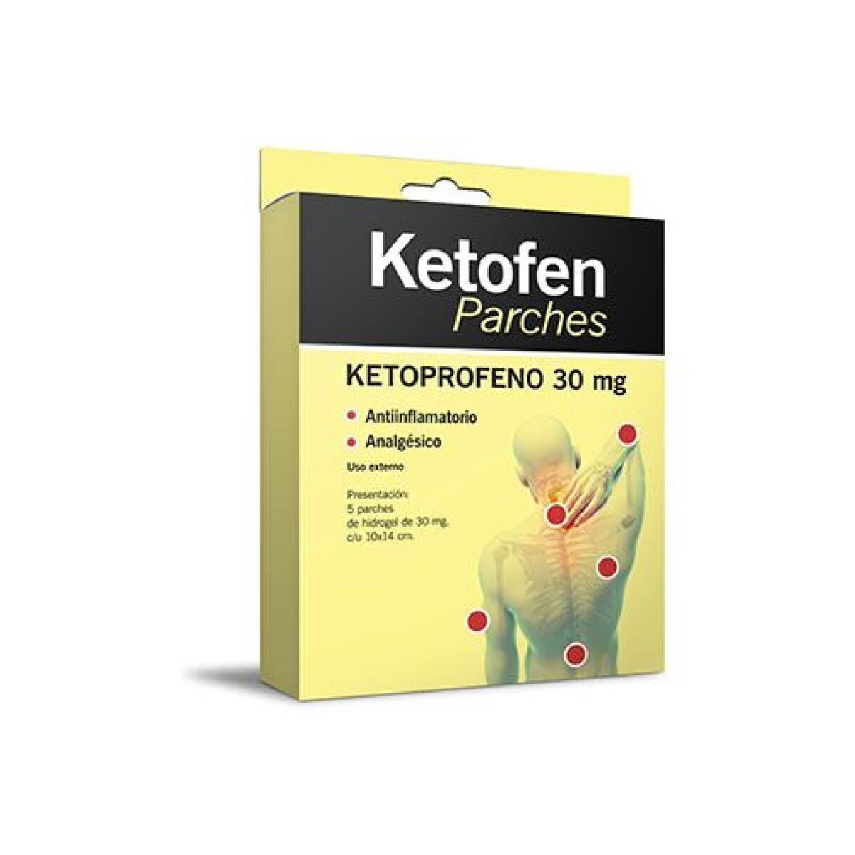 Ketofen 30 mg 5 parches 