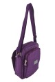 Morral Cruzado (Bandolera) en Tafeta Amasada Violeta