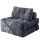 Sofá Sillón Cama Plegable Cloudnest + Almohada Living Gris