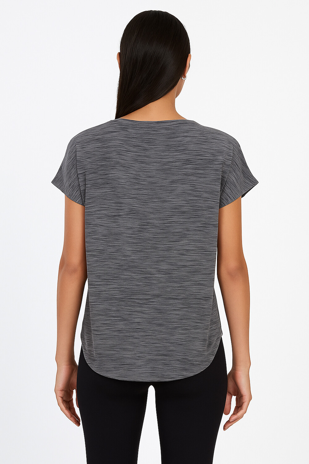 Remera Murraya Gris Melange Medio
