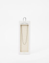 Collares Cortos Metal Collar Cadena Fina Acero - Plateado