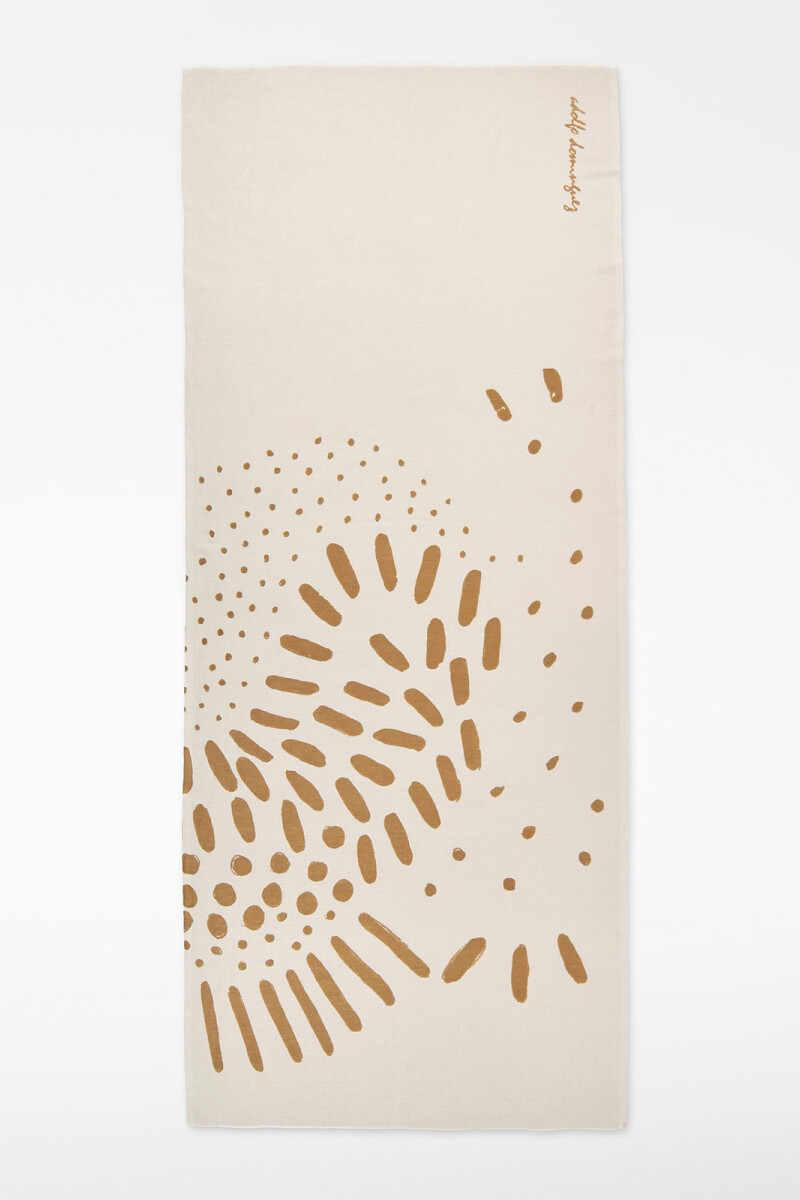 CHAL ESTAMPADO Natural