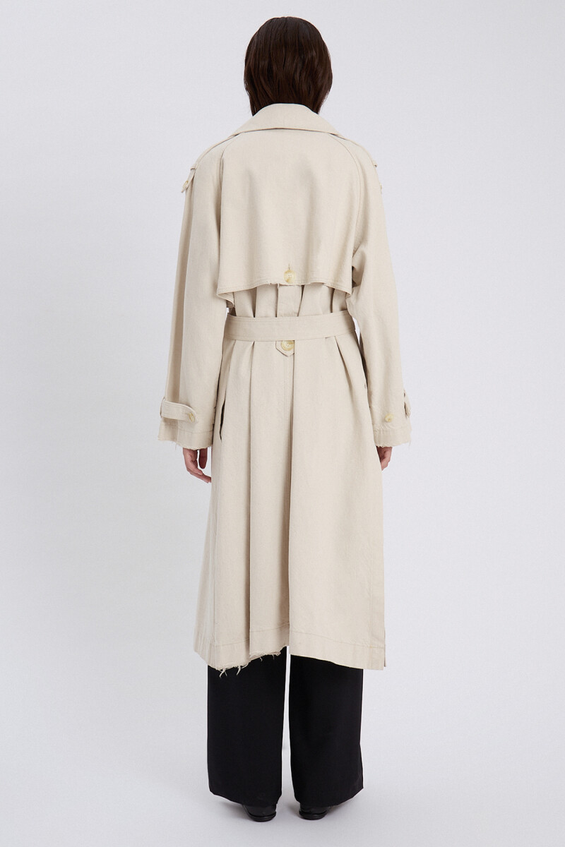 TRENCH SATURNO N Crudo