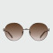 LONGCHAMP - Lentes de Sol Dorado/ Kaki Degradado J50