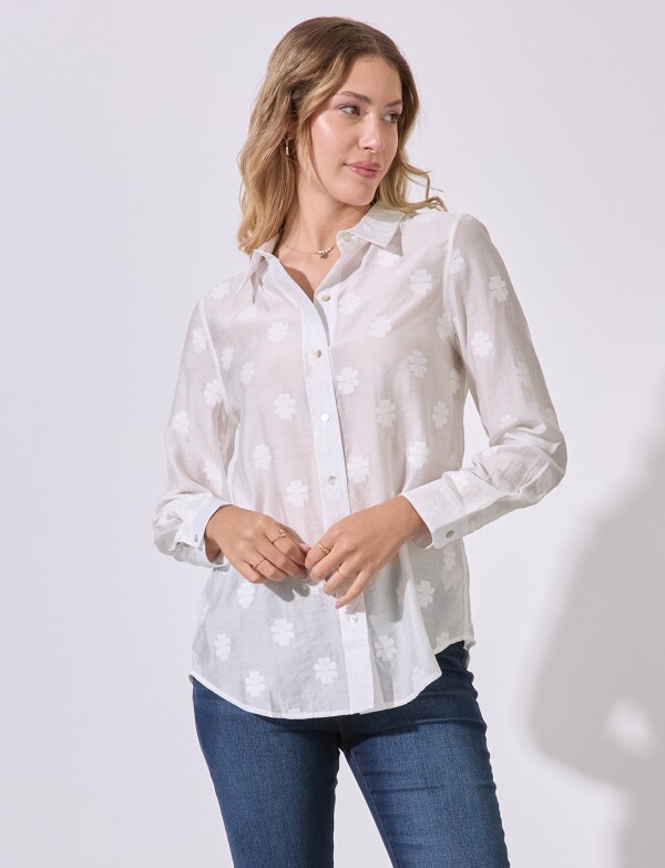 Camisa Bordada CRUDO