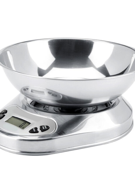 BALANZA DE COCINA ACERO INOX. 22x18x10CM BALANZA DE COCINA ACERO INOX. 22x18x10CM