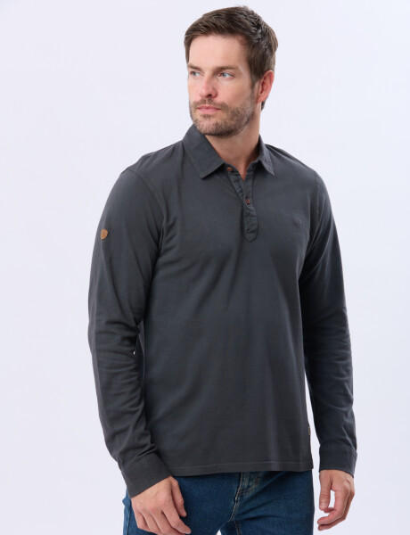 REMERA POLO DE ALGODON Azul