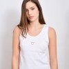 Musculosa de Rib Roma Blanco