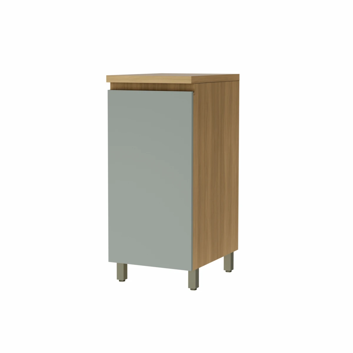 Bajo mesada 40 cm 1 Puerta - Rainha - Gris 