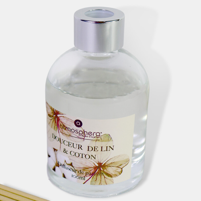 DIFUSOR AROMATICO C/ACCES ALGODÓN 100ML Unica