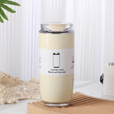 Vaso térmico de 320 ml de capacidad Blanco