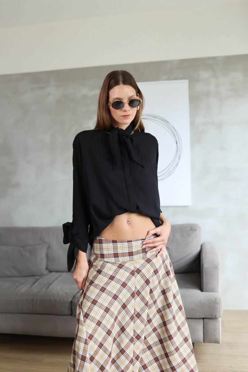 BLUSA ZARA NEGRO