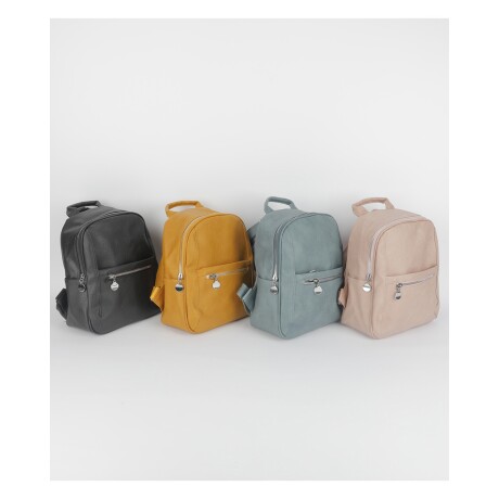 Mochila Canva modelo Marsella Amarillo