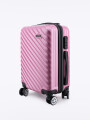 VALIJA PRAGA RUEDAS DESMONTABLES ROSADO
