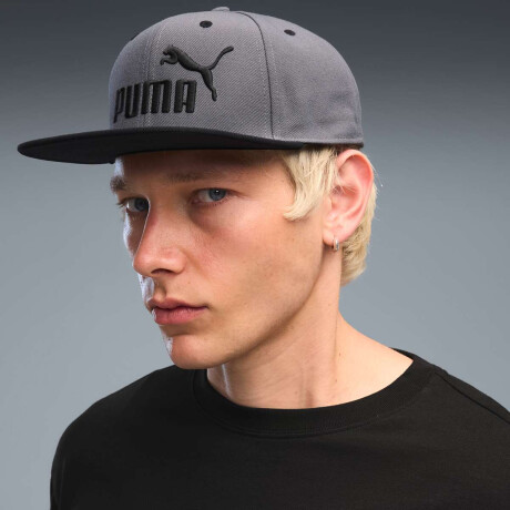Gorra Ess No.1 Logo Flat Brim Unisex Gris