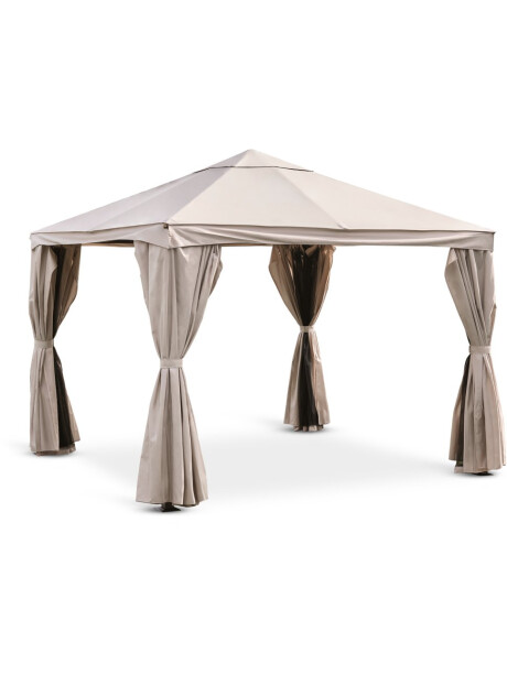 Gazebo NORDMARKA 3x3x2,78 m beige Gazebo NORDMARKA 3x3x2,78 m beige