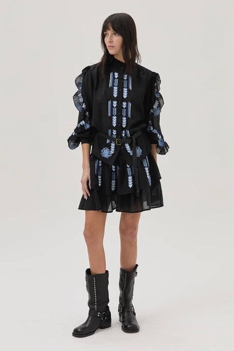 Blusa Blossom Negro