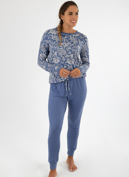 Pijama william Azul piedra