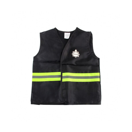 Disfraz Infantil de Policía – Chaleco con Cinta Reflectiva Halloween Sc