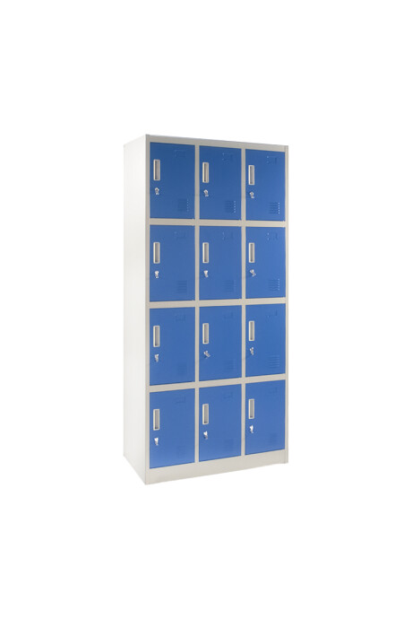 Guardabultos Locker Metálicos De 12 Puertas Guardarropas Azu Guardabultos Locker Metálicos De 12 Puertas Guardarropas Azu