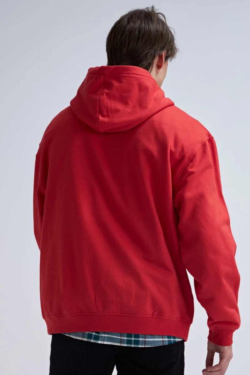 Canguro deportivo oversize Rojo