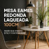 Mesa Comedor ComboHome Eames Redonda Laqueada 100Cm Premium Blanco 1